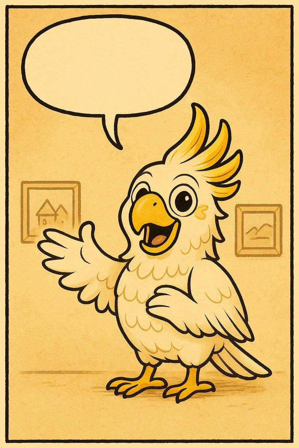 Panel 9. Nick waves: Your turn! Get the app.